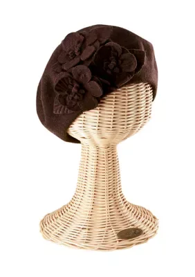 Flower Beret by San Diego Hat Company