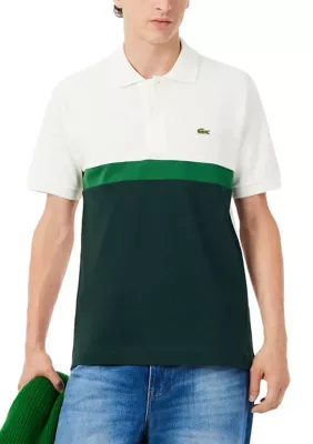 8/25 Colorblock Short Sleeve Polo by Lacoste