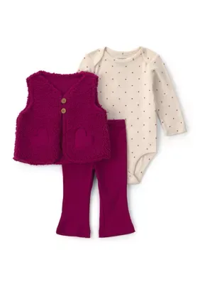 3-Piece Vest Set by Carter's