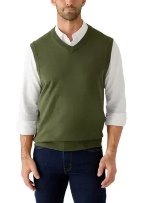 V-Neck Sweater Vest by Saddlebred