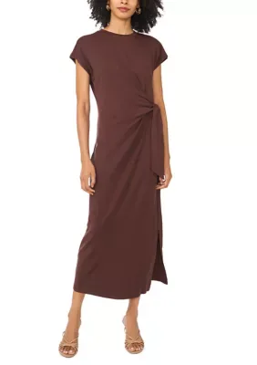 Dolman Sleeve Tie Front Knit Dress by Vince Camuto