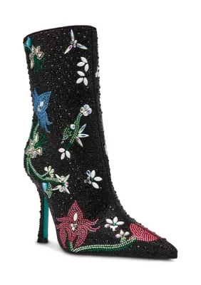 Fern Rhinestone Booties by Betsey Johnson
