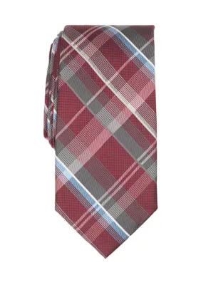 Brody Plaid Tie by Perry Ellis