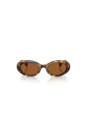 MUB09SF Oval 52mm Sunglasses by Miu Miu