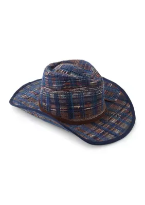 Plaid Tweed Cowgirl Hat by San Diego Hat Company