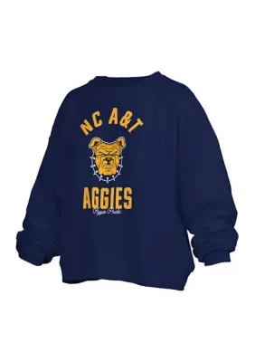 NCAA NC A&T Aggies Blitz Janise Fleece Pullover by Pressbox