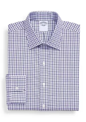 Regular Fit Spread Collar Dress Shirt by Brooks Brothers