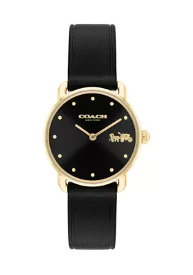 Elliot Leather Strap Watch by Coach