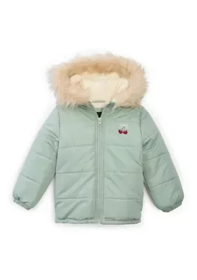 Hooded Puffer Jacket by London Fog
