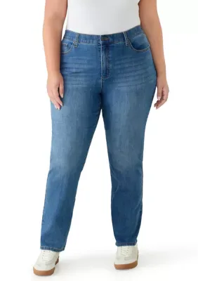 Straight Leg 5 Pocket Jeans by Kim Rogers