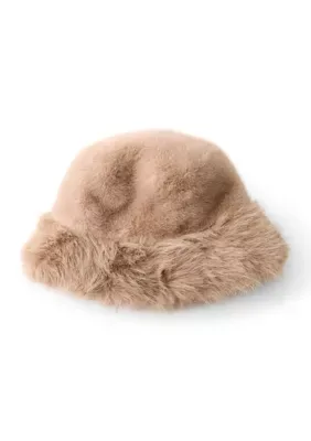 Generation Faux Fur Bucket Hat by BCBG
