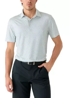 Blade Print Button Down Short Sleeve Shirt by IZOD