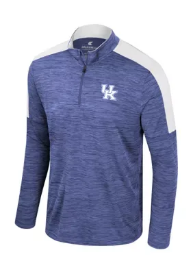 NCAA Kentucky Wildcats Consistency Quarter Zip Windshirt by Colosseum