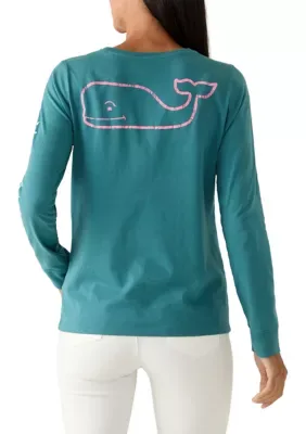 Vintage Whale Long Sleeve Pocket T-Shirt by Vineyard Vines