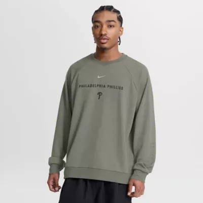 MLB Nike Philadelphia Phillies Statement Primary Raglan Dri-FIT Sweatshirt by Nike