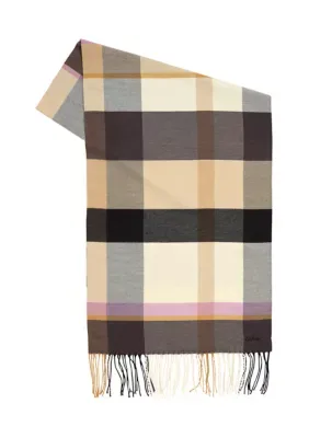 Cubists Plaid Scarf by Echo