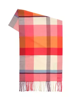 Cubists Plaid Scarf