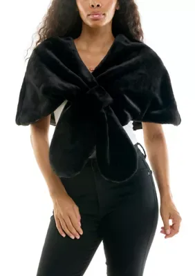 Faux Fur Stole by Nina