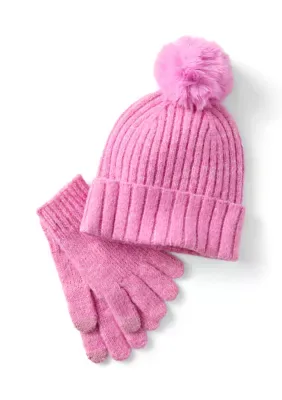 Beanie and Gloves Boxed Set by BCBG