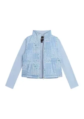 Long Sleeve Shirt and Print Vest Set by Amy Byer