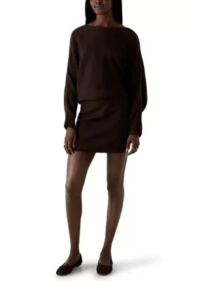Off the Shoulder Sweater Dress by June & Hudson