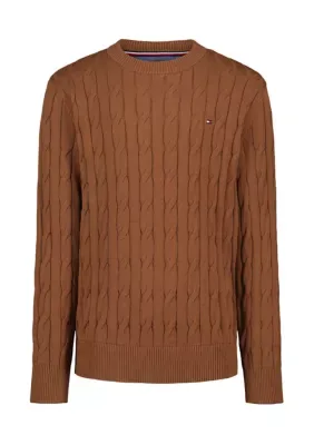 Cable Knit Pullover by Tommy Hilfiger