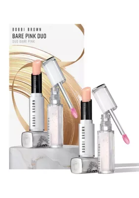 Tinted Lip Oil + Lip Balm in Bare Pink Duo Gift Set by Bobbi Brown