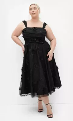 Leilani 3D Fit and Flare Dress by City Chic