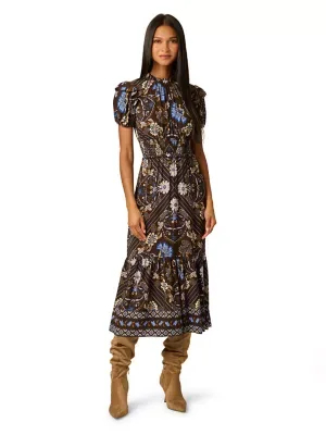 Printed Midi Dress by Adrianna Papell