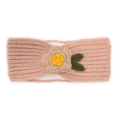 Headband W/ Crochet Flower
