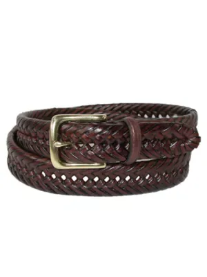 Burnished Handlaced 1 1/4 Inch Belt by Tommy Hilfiger