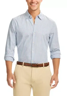 Oxford Long Sleeve Button-Down Shirt by IZOD