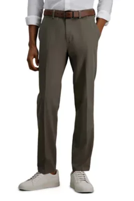 Modern Khaki Slim Fit Pant by Haggar