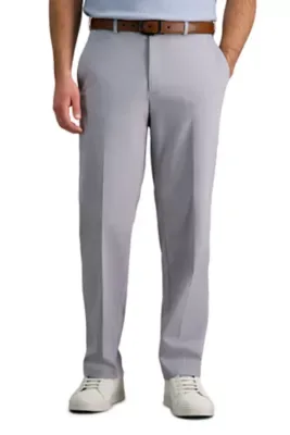 Premium No-Iron Khaki Classic Fit Wrinkle-Free Cotton Pant