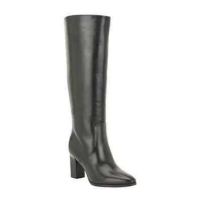 Darlea Block Heel Boots - Leather by Calvin Klein