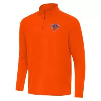 NBA New York Knicks Intent Quarter-Zip Top by Antigua