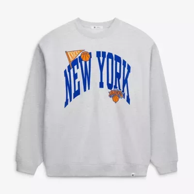 NBA New York Knicks Oversized Arched Icon Sweatshirt by 47
