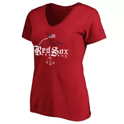 Boston Red Sox USA 250 Years V-Neck T-Shirt by Fanatics