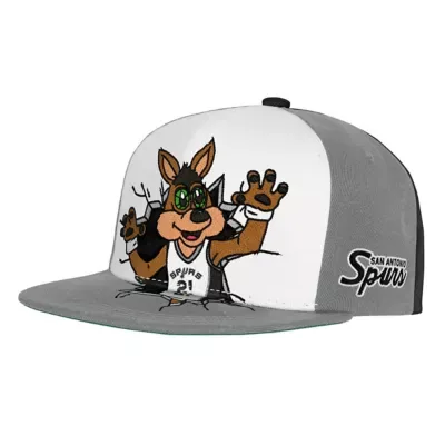 NBA San Antonio Spurs Mascot Snapback Hat by Mitchell & Ness