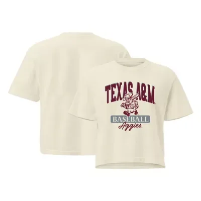 NCAA Texas A&M Aggies Baseball Mascot Cropped T-Shirt by Image One