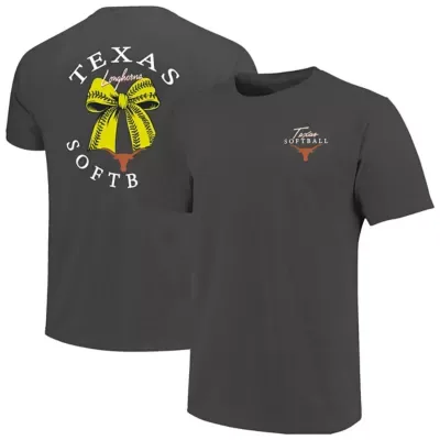 NCAA Texas Longhorns Softball Bow T-Shirt by Image One