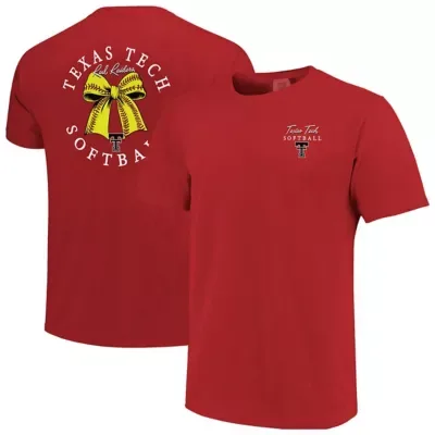 Texas Tech Red Raiders NCAA Softball Bow T-Shirt by Image One