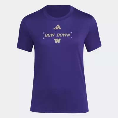 NCAA Washington Huskies Locker Slogan Pre-Game T-Shirt by adidas