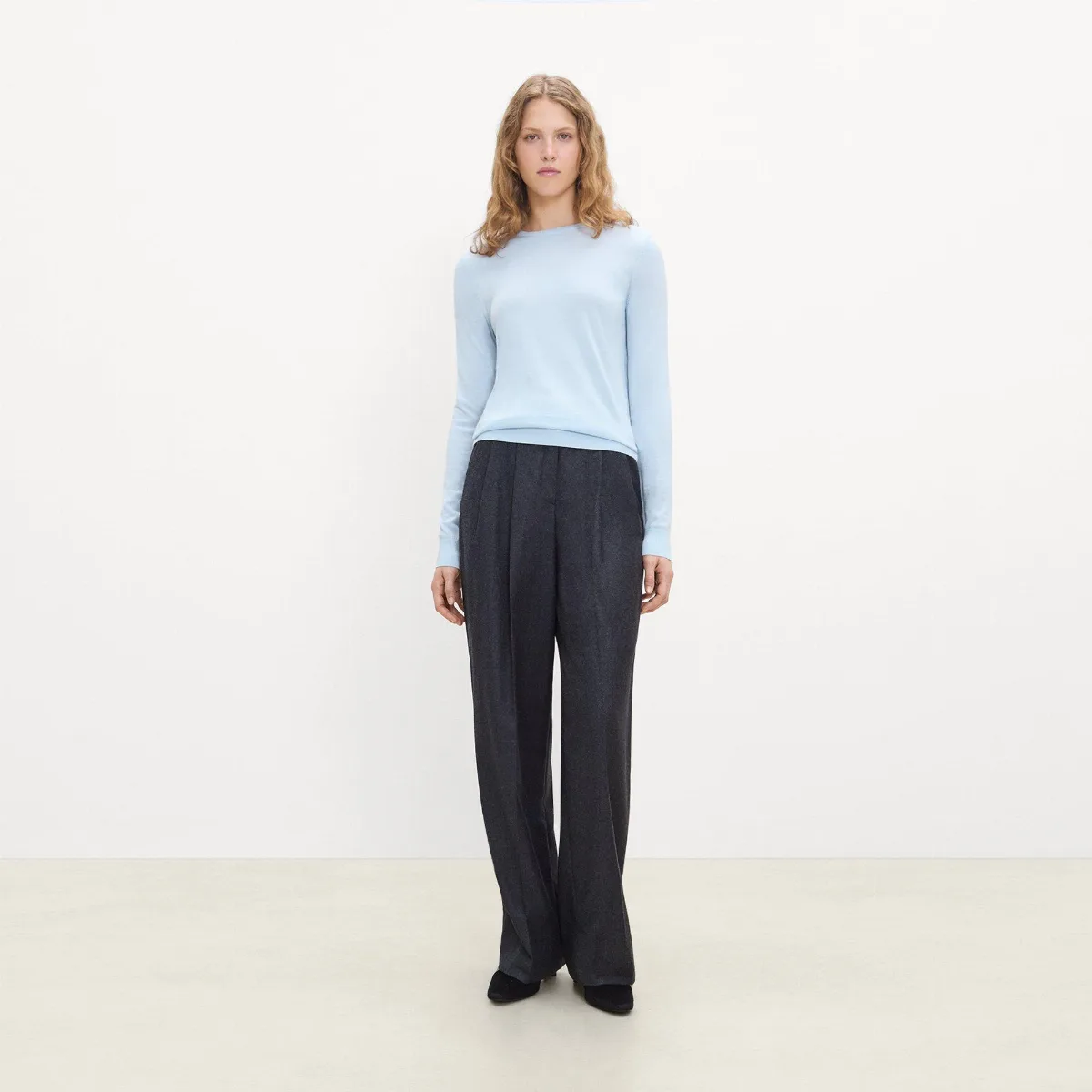 Crewneck Sweater in Regal Wool