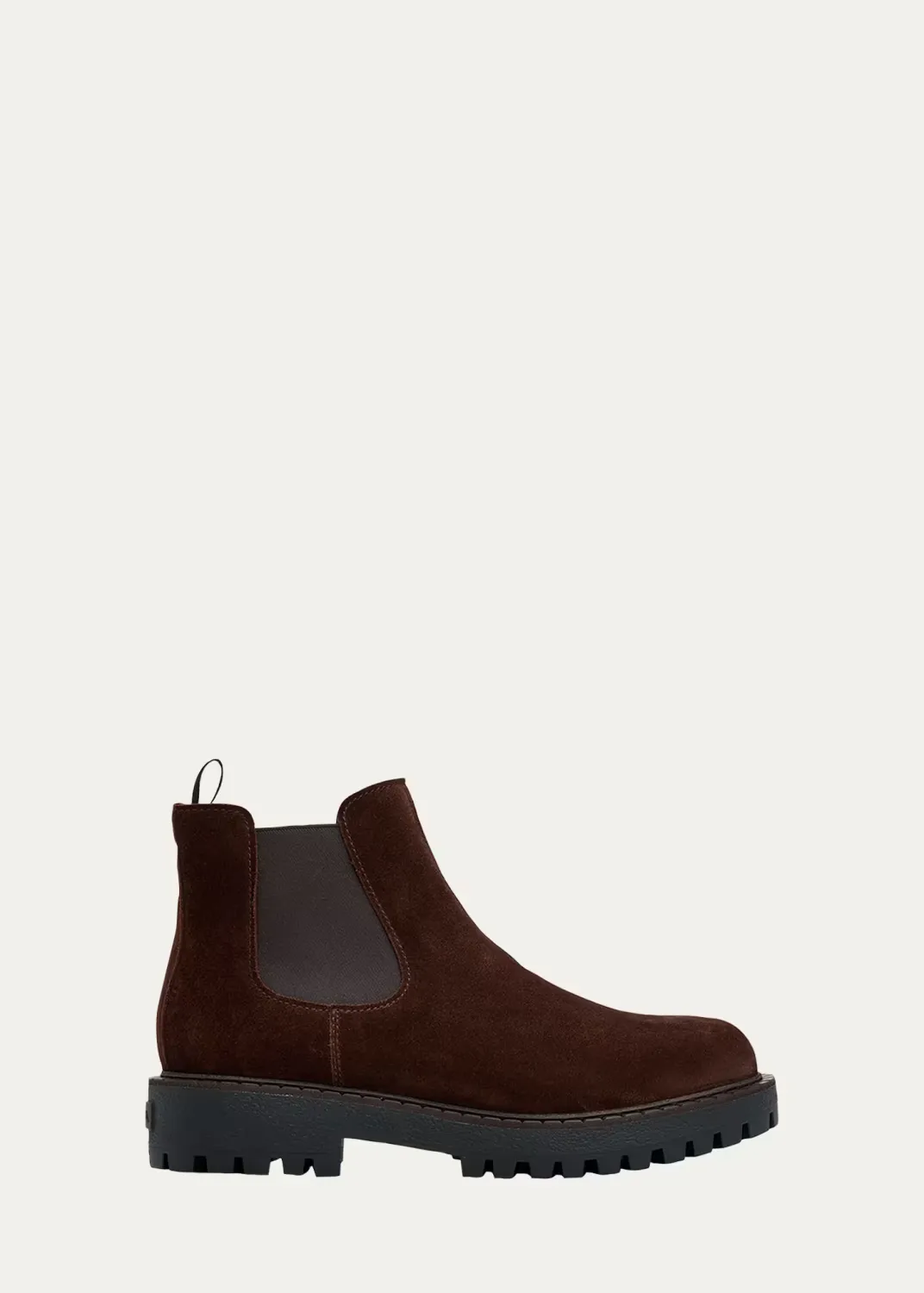 Folder Suede Lug-Sole Chelsea Boots