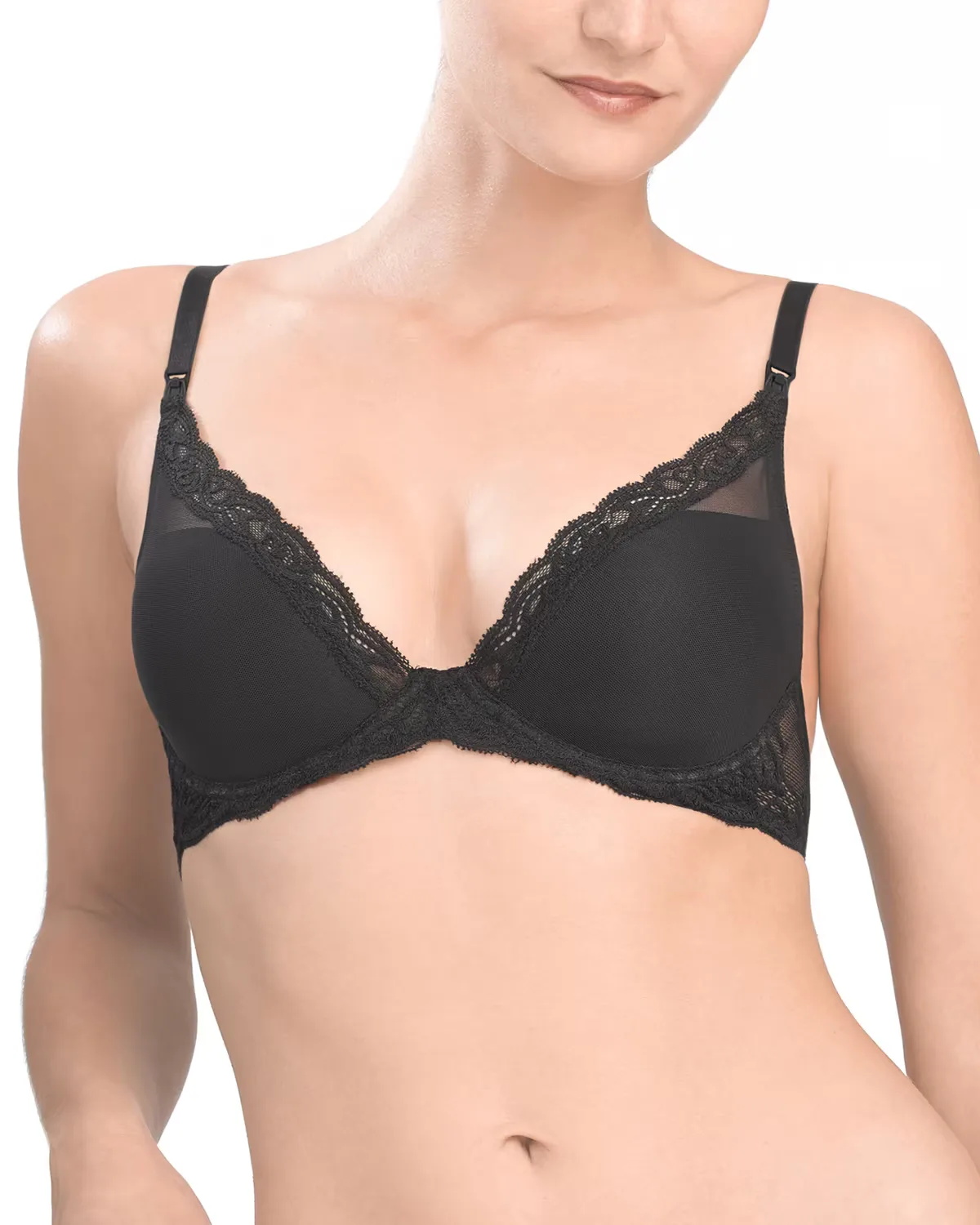 Feathers Plunge Nursing Bra by Natori