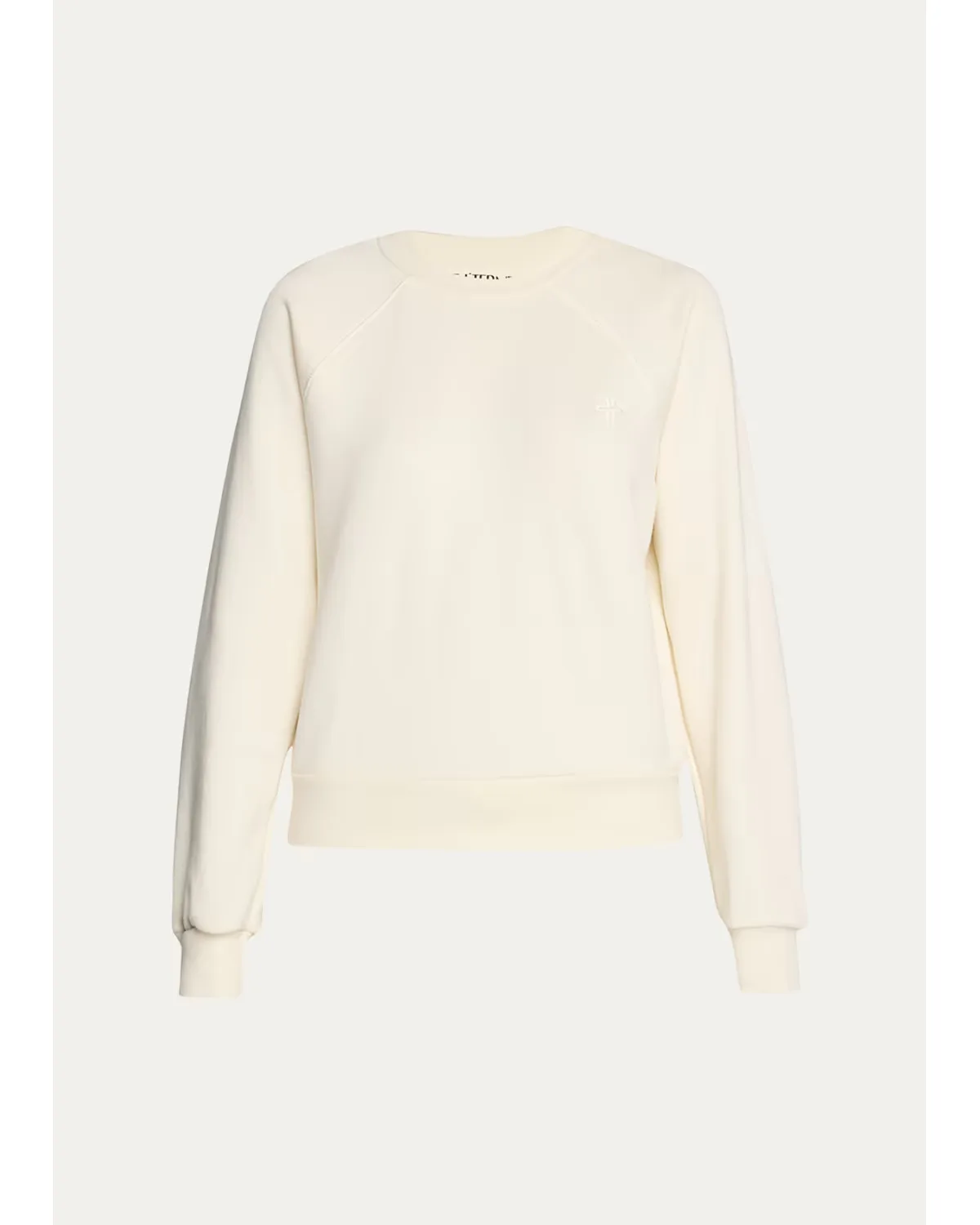 Shrunken Raglan-Sleeve Sweatshirt by Eterne