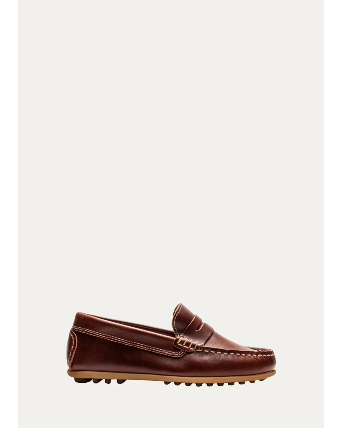 Alex Leather Penny Loafers by Childrenchic