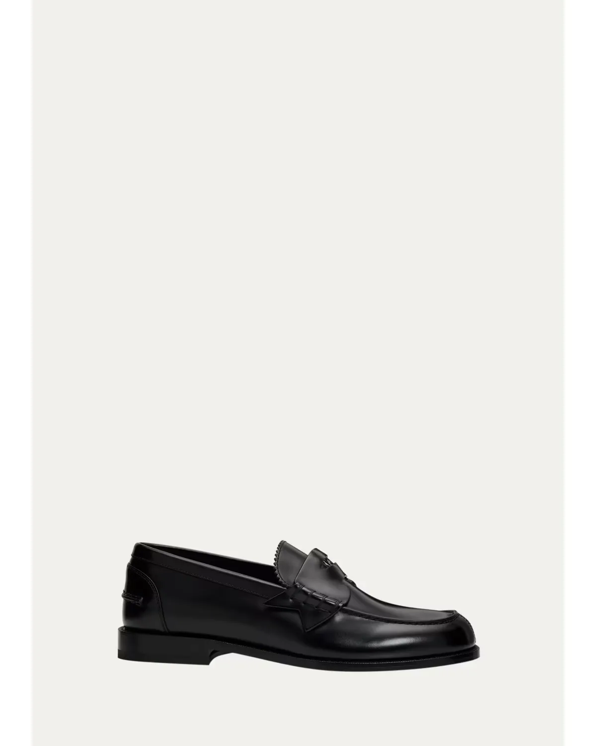 The Plato Leather Penny Loafers by Christian Louboutin