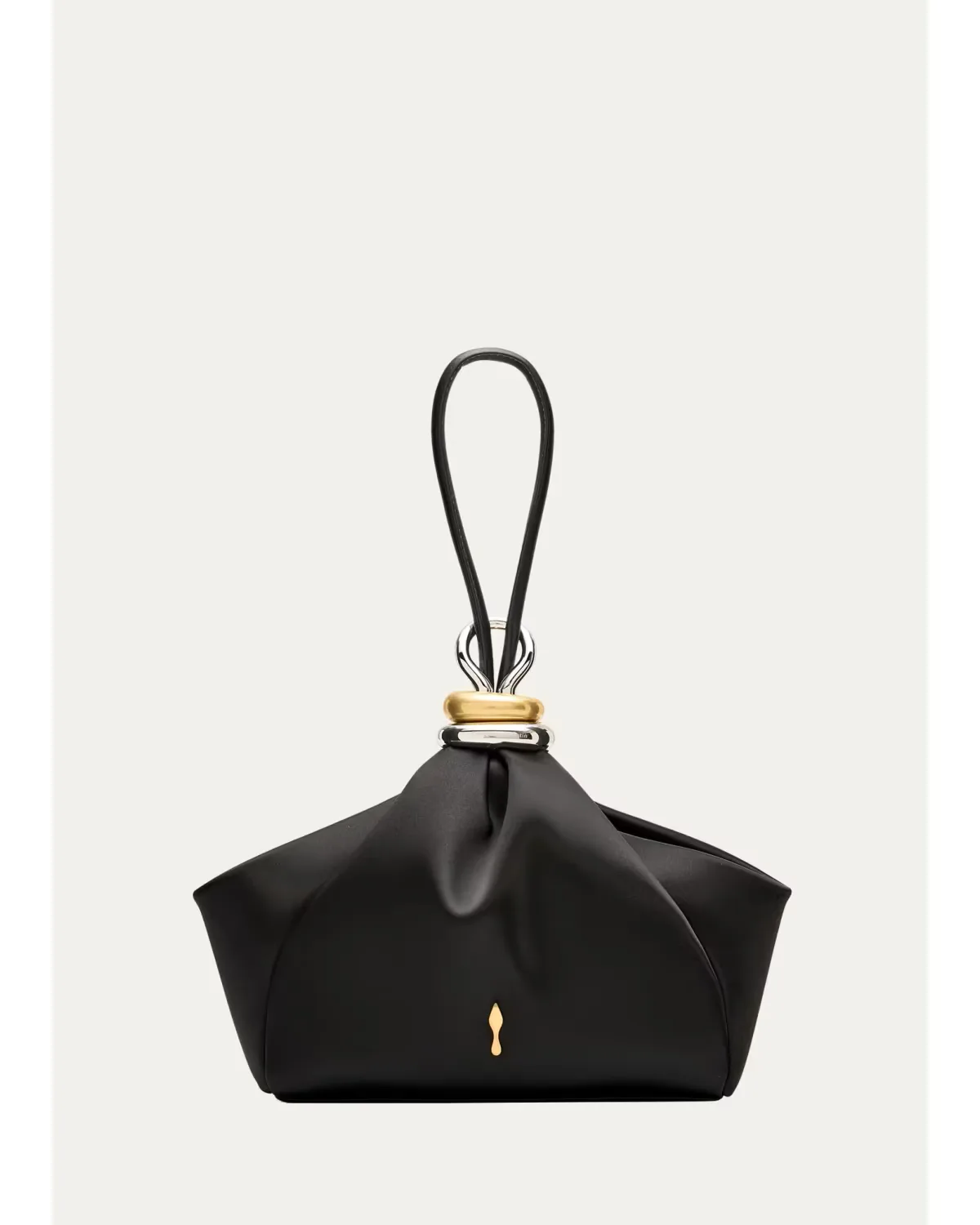 Sabrina Small Satin Wristlet Bag by Christian Louboutin
